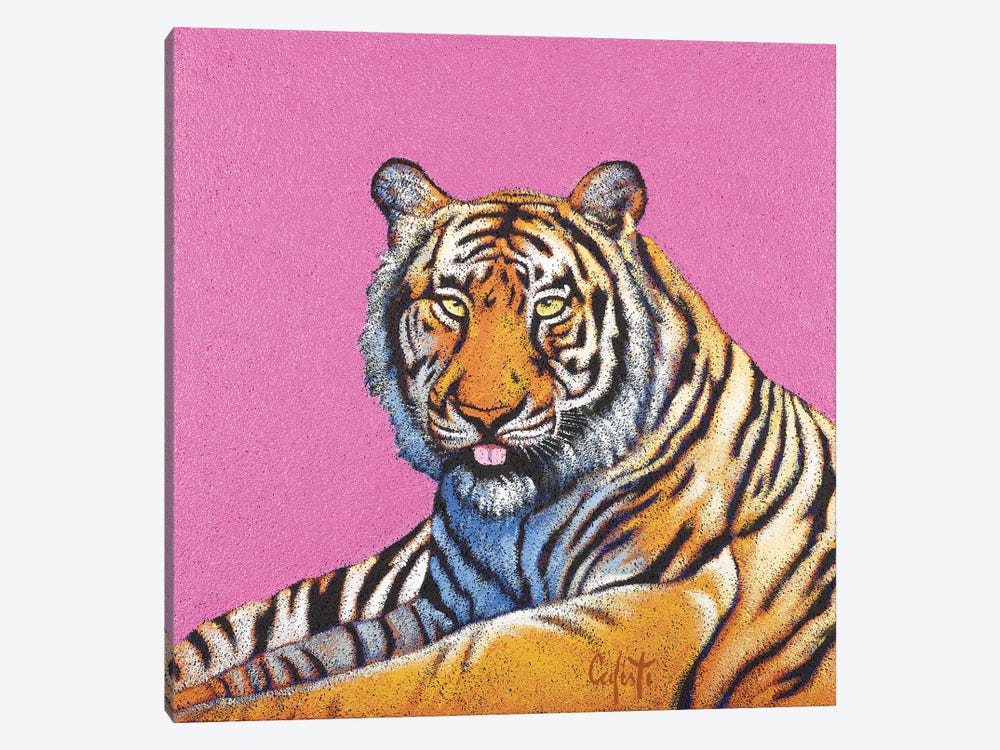 Tiger by Stefano Calisti 1-piece Canvas Art Print