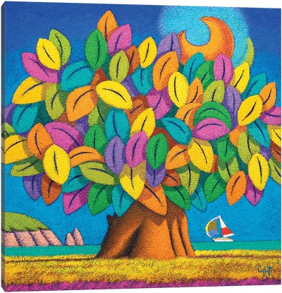 Tree Of Happiness Canvas Art Print - Stefano Calisti