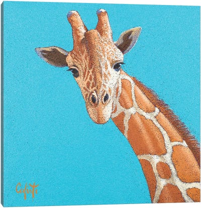Giraffe Canvas Art Print - Stefano Calisti