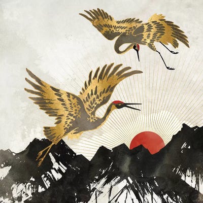 Elegant Flight II by SpaceFrog Designs metal wall art