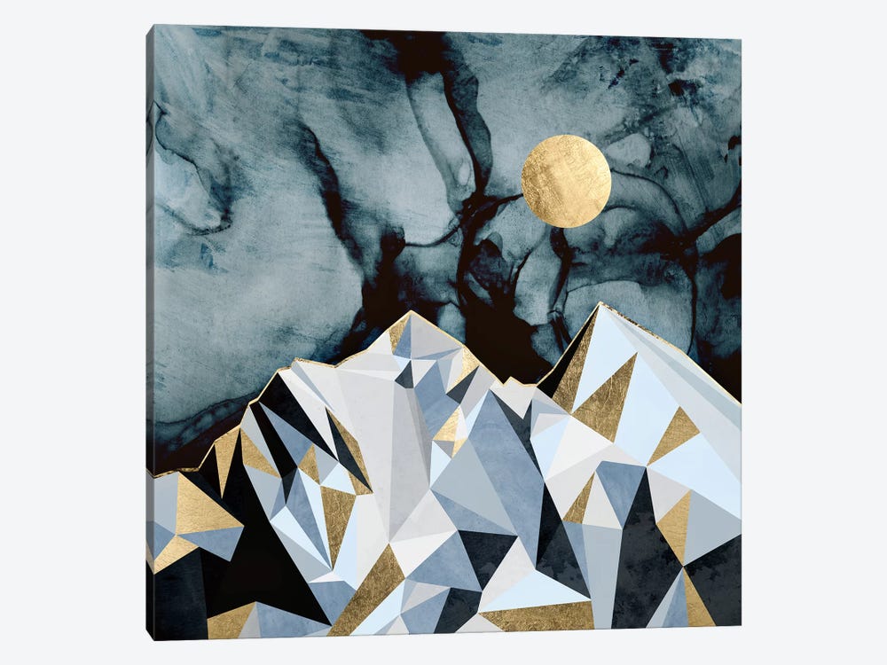 Midnight Peaks by SpaceFrog Designs 1-piece Canvas Print