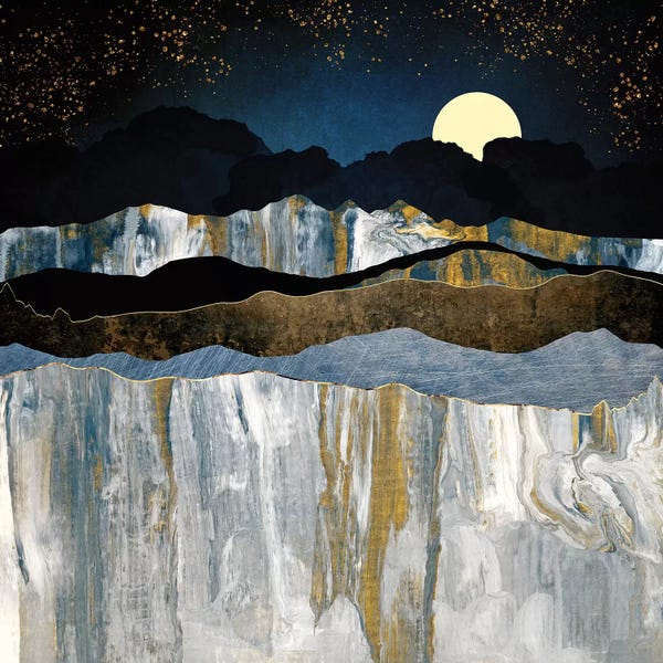 Refreshing Workspace: Painted Mountains by SpaceFrog Designs