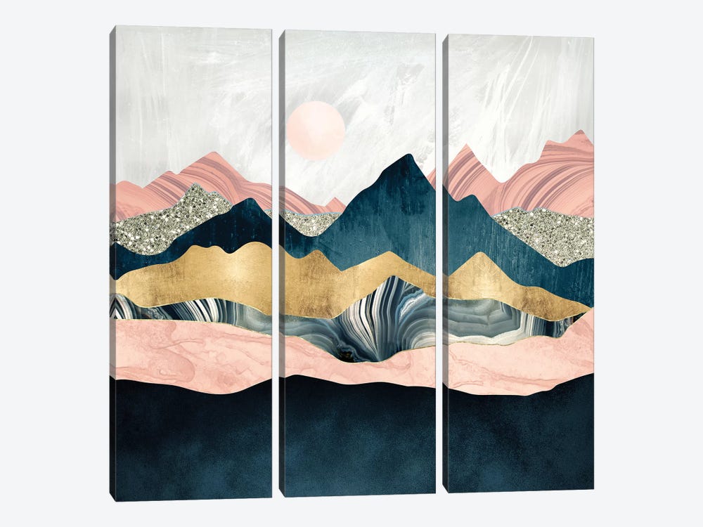 Plush Peaks by SpaceFrog Designs 3-piece Canvas Print