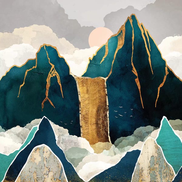 SpaceFrog Designs: Golden Waterfall by SpaceFrog Designs