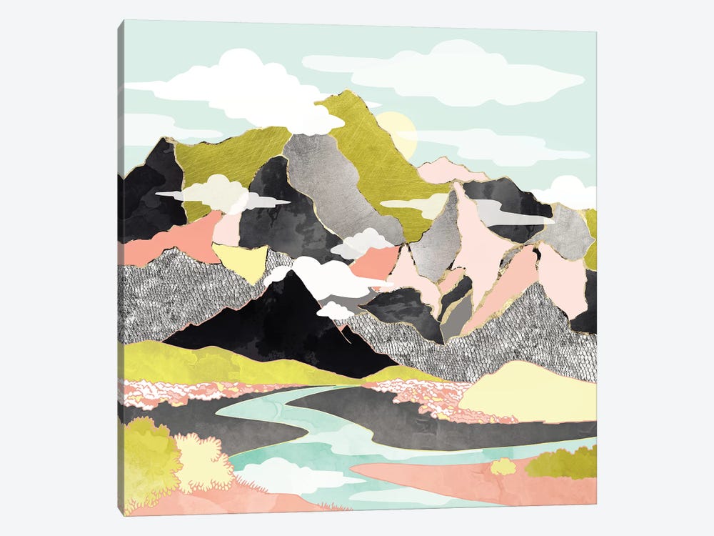 Summer River 1-piece Canvas Art Print