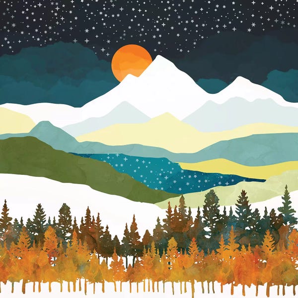 Inspirational Office: Winters Night by SpaceFrog Designs