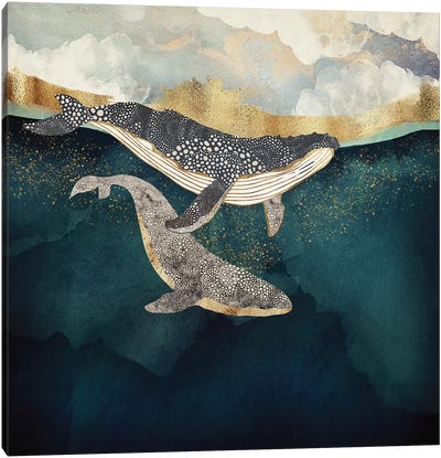 Bond II Canvas Art Print - Whale Art