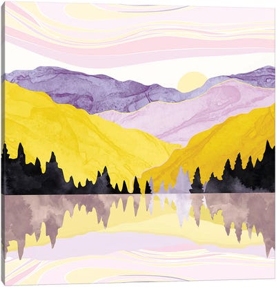 Spring Lake Canvas Art Print - SpaceFrog Designs