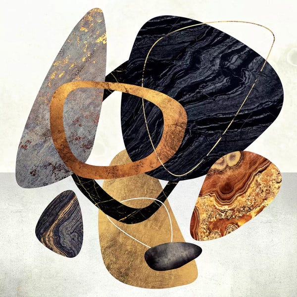 SpaceFrog Designs: Abstract Pebbles III by SpaceFrog Designs