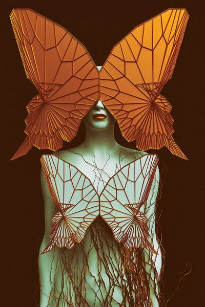 Large Modern Art - Canvas Prints: Transformation II by SpaceFrog Designs