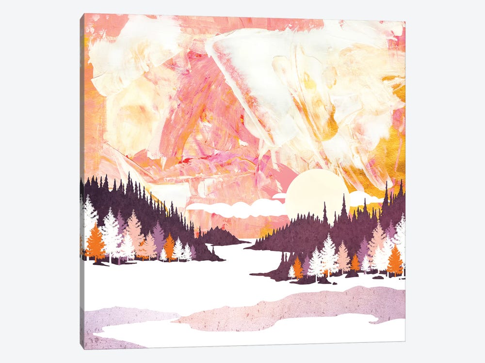 Winter Abstract by SpaceFrog Designs 1-piece Canvas Art Print