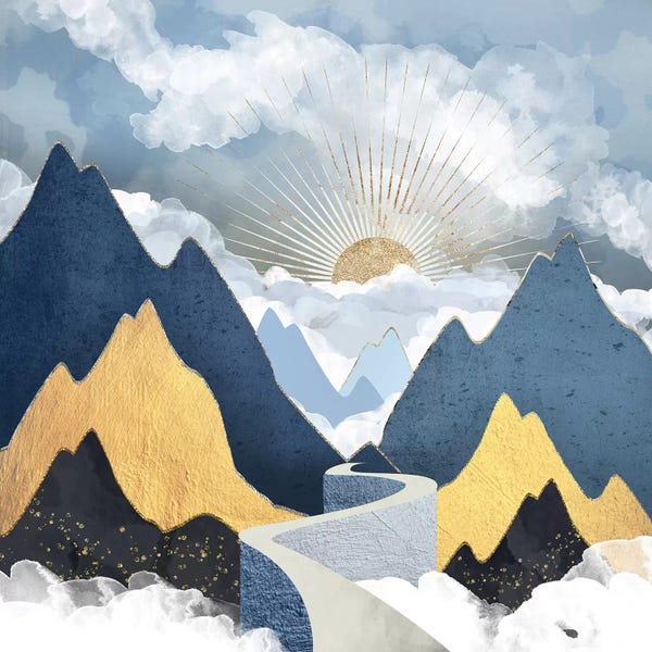 Abstract Shapes & Patterns: Bright Future II by SpaceFrog Designs