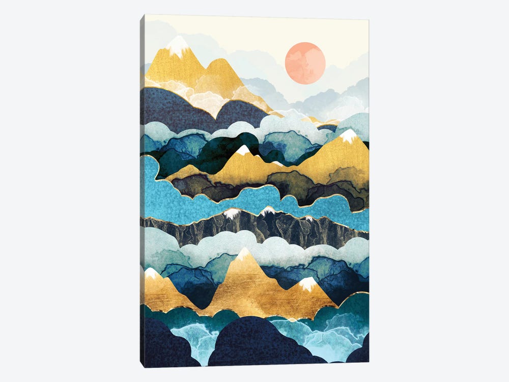 Cloud Peaks by SpaceFrog Designs 1-piece Canvas Art Print