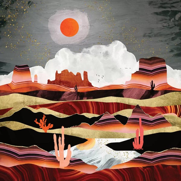 SpaceFrog Designs: Coral Desert Lake by SpaceFrog Designs