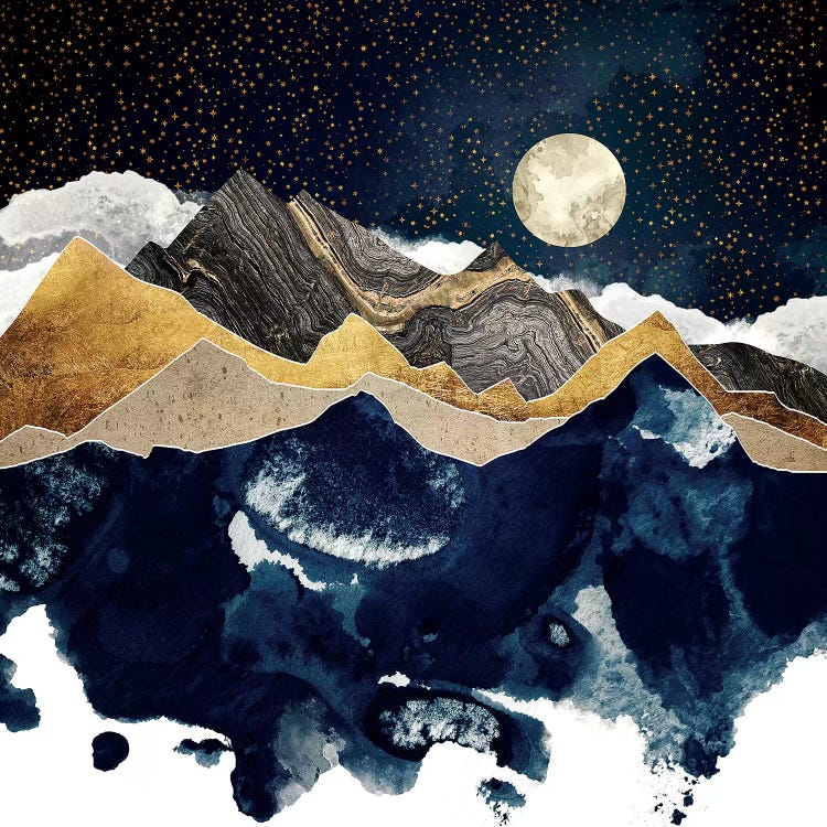 Midnight Winter by SpaceFrog Designs wall art