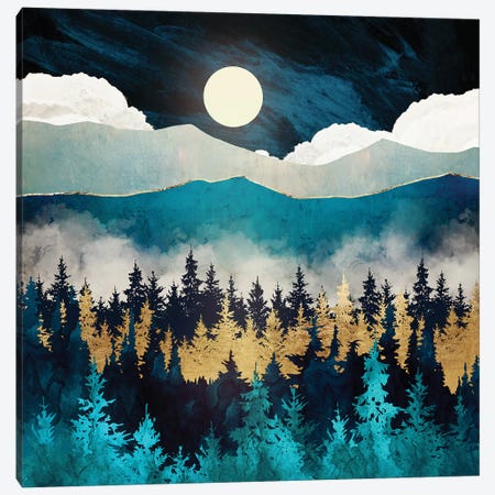 Evening Mist Canvas Print #SFD200} by SpaceFrog Designs Art Print