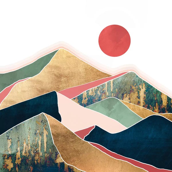 Mountain Sunrises & Sunsets: Spring Dusk by SpaceFrog Designs