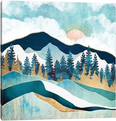 Summer Forest Canvas Art Print - Mountain Art - Stunning Mountain Wall Art & Artwork