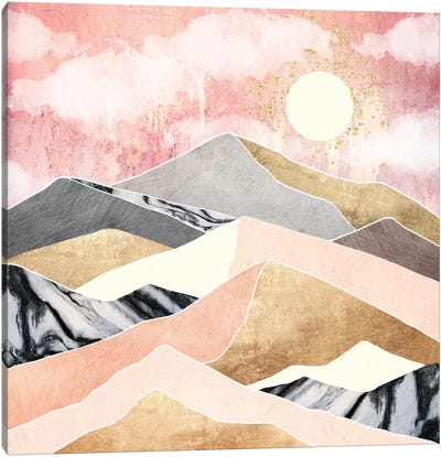 Summer Sun Canvas Art Print - Silver Art