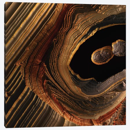 Tigers Eye Canyon Canvas Print #SFD220} by SpaceFrog Designs Canvas Art Print