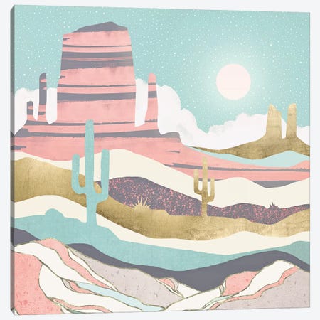 Desert Sun Canvas Print #SFD223} by SpaceFrog Designs Canvas Print
