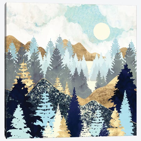 Forest Vista Canvas Print #SFD225} by SpaceFrog Designs Canvas Art