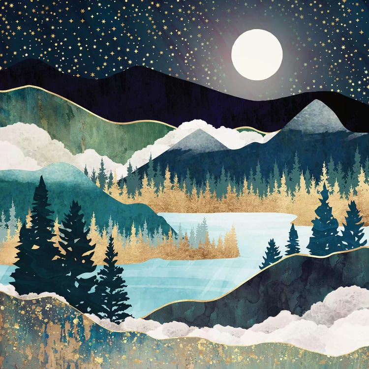 Star Lake by SpaceFrog Designs wall art