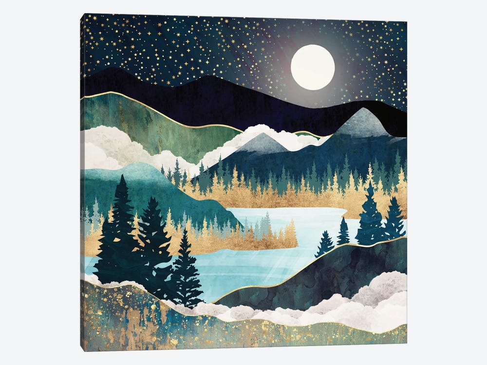 Star Lake by SpaceFrog Designs 1-piece Canvas Art Print
