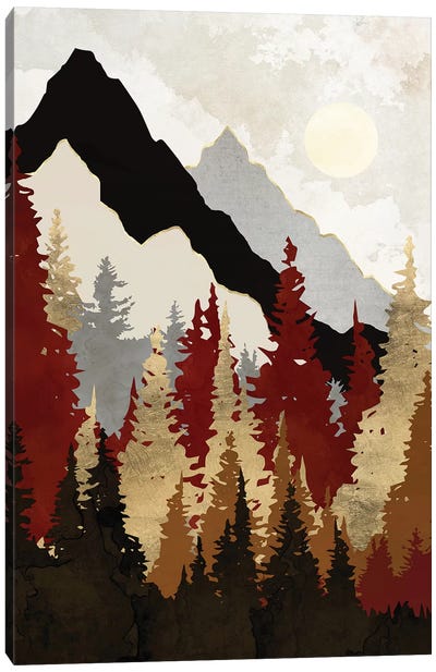 Autumn Trees Canvas Art Print - SpaceFrog Designs