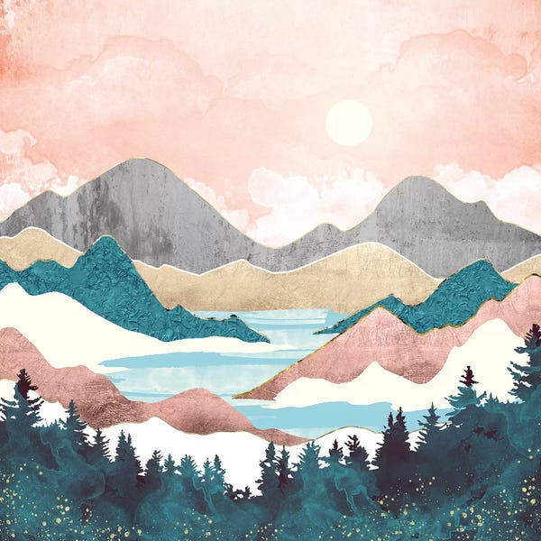 Refreshing Workspace: Lake Sunrise by SpaceFrog Designs