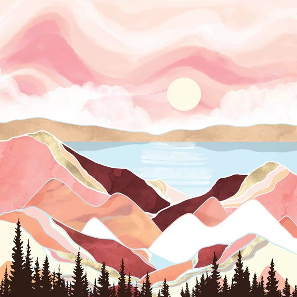 Mountain Sunrises & Sunsets: Autumn Lake Sunrise by SpaceFrog Designs