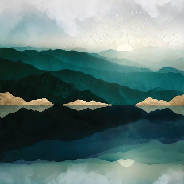 Refreshing Workspace: Waters Edge Reflection by SpaceFrog Designs