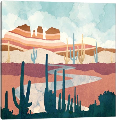 Desert Vista Canvas Art Print - SpaceFrog Designs