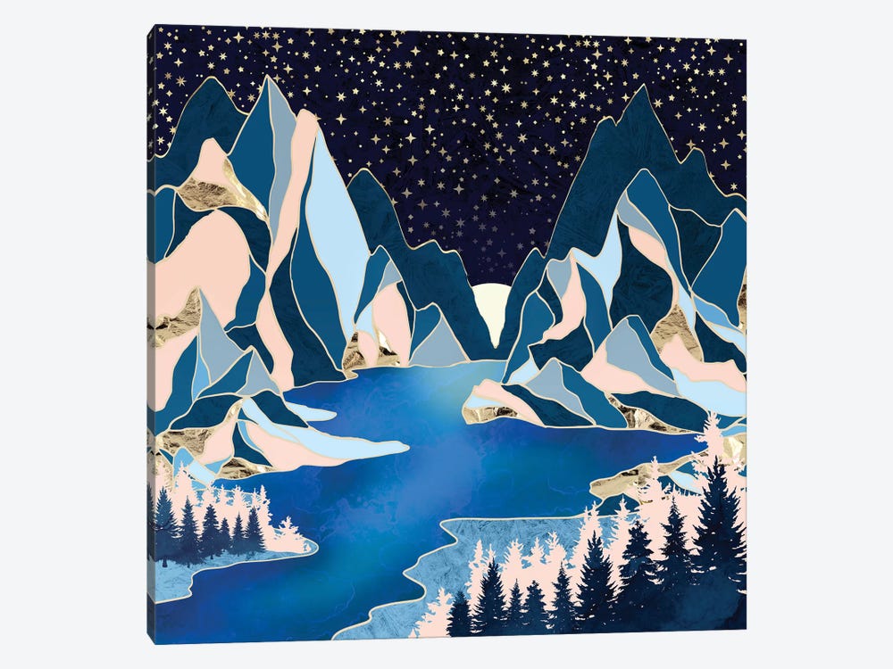 Star Peaks by SpaceFrog Designs 1-piece Art Print