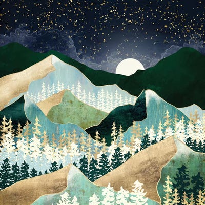 Spring Night Vista by SpaceFrog Designs framed wall art