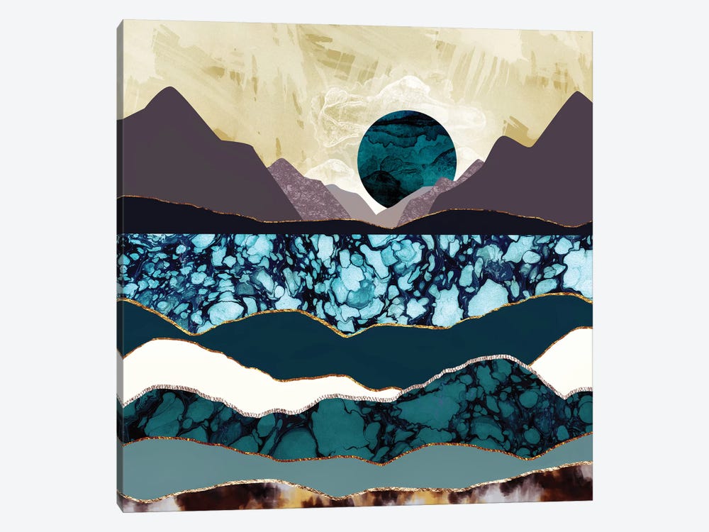 Desert Lake by SpaceFrog Designs 1-piece Canvas Artwork