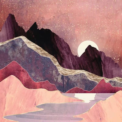 Blush Vista by SpaceFrog Designs framed wall art