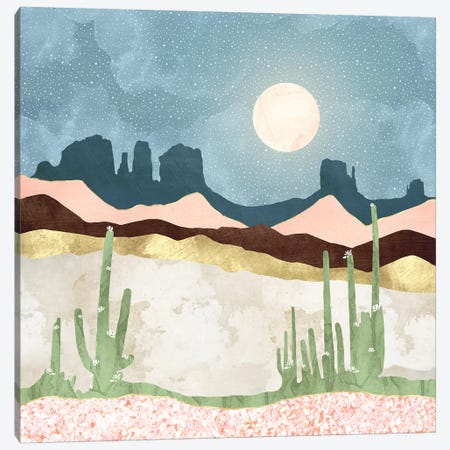 Desert Bloom Canvas Print #SFD289} by SpaceFrog Designs Art Print