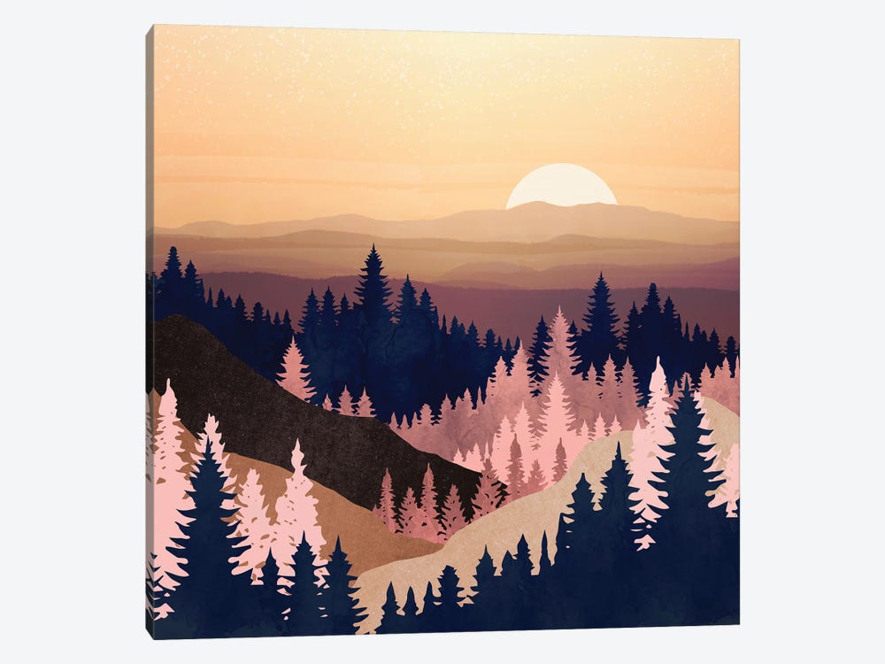 Summer Dusk by SpaceFrog Designs 1-piece Canvas Wall Art