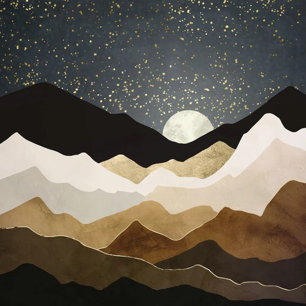 Refreshing Workspace: Golden Stars by SpaceFrog Designs