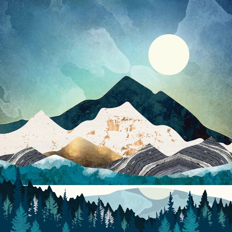 Evening Forest by SpaceFrog Designs wall art