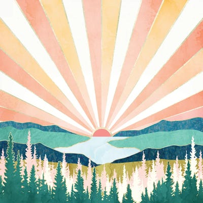 Summer Sunset by SpaceFrog Designs canvas print