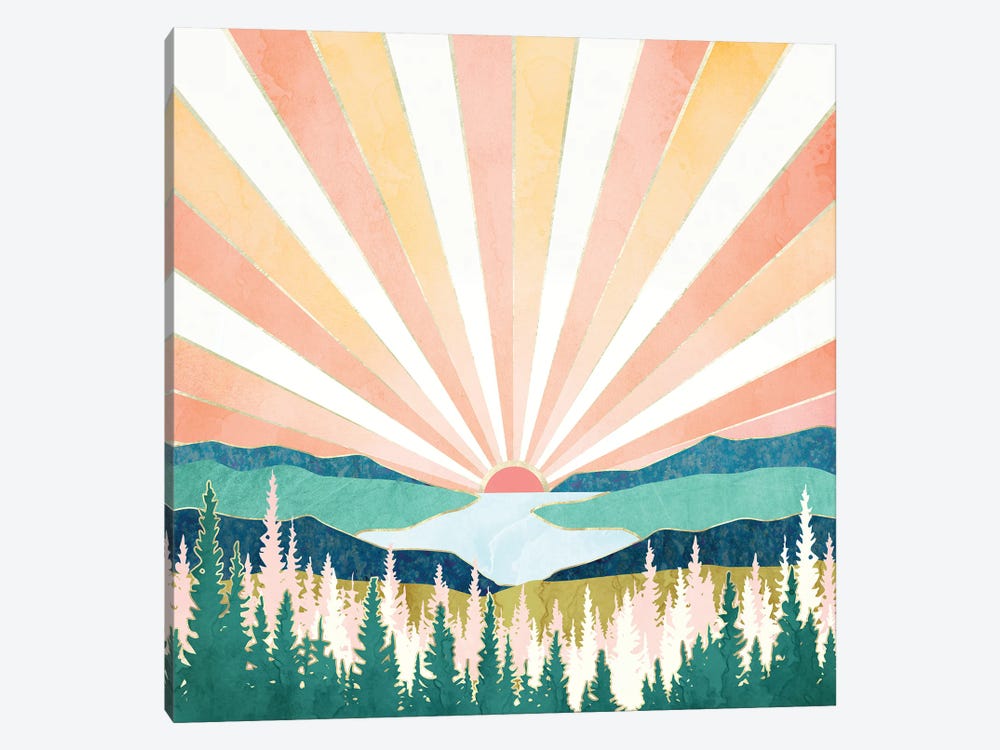 Summer Sunset by SpaceFrog Designs 1-piece Canvas Wall Art
