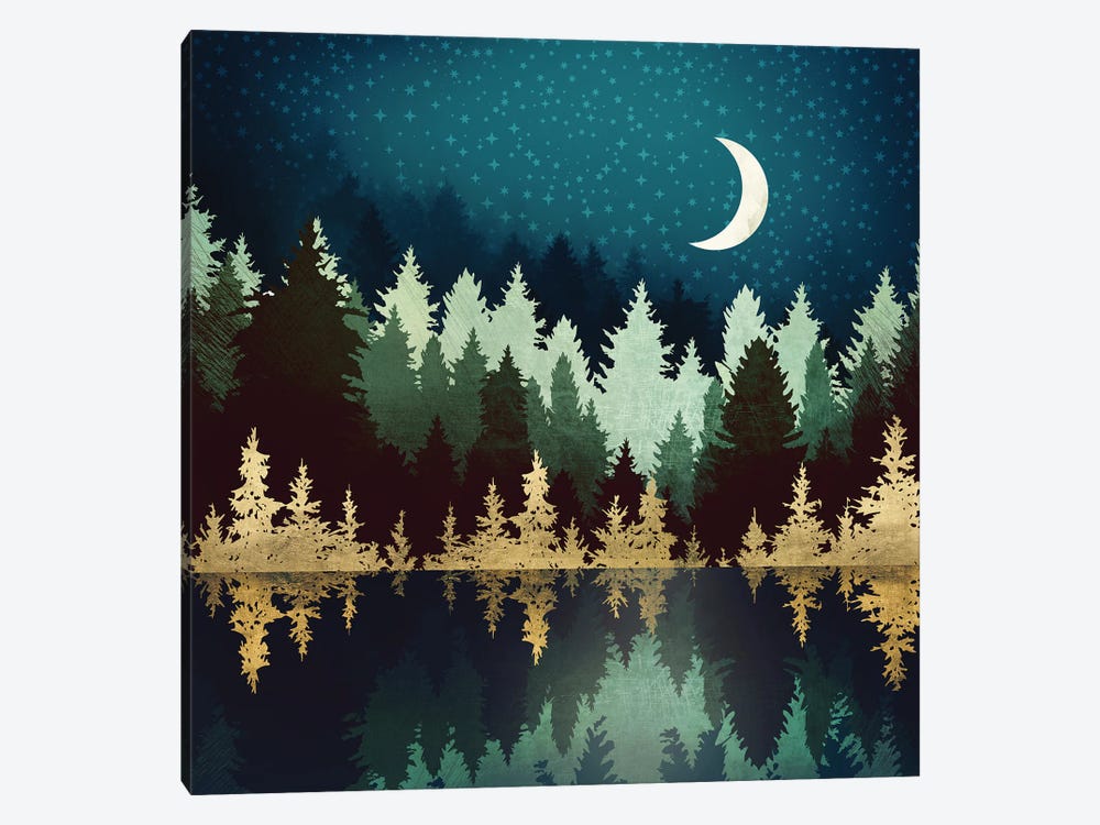 Star Forest Reflection by SpaceFrog Designs 1-piece Art Print
