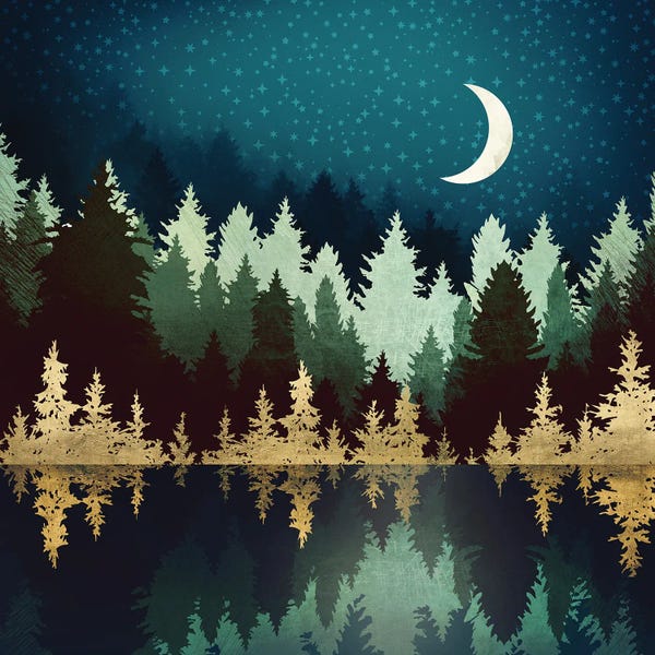 SpaceFrog Designs: Star Forest Reflection by SpaceFrog Designs