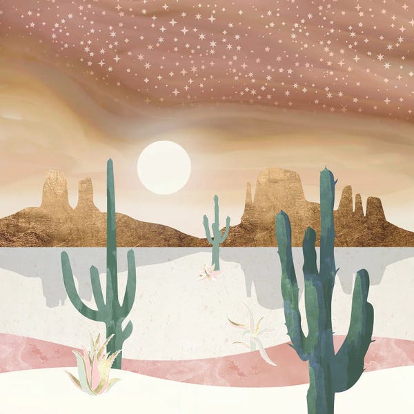 Succulents: Honey Sky by SpaceFrog Designs