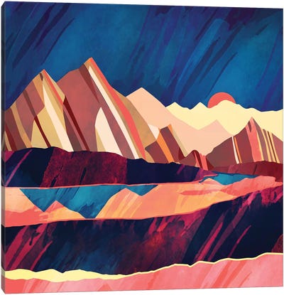 Desert Valley Canvas Art Print - SpaceFrog Designs