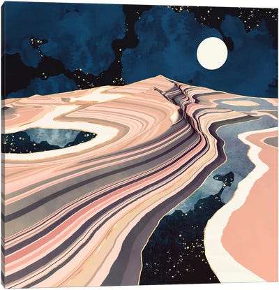 Desert Reflection Canvas Art Print - Astronomy & Space Art