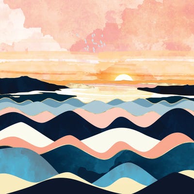 Autumn Ocean by SpaceFrog Designs framed wall art