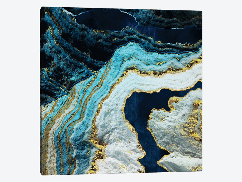 Aerial Ocean Abstract by SpaceFrog Designs 1-piece Canvas Art